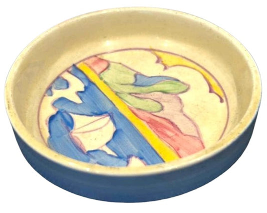 Clarice Cliff Fantasque Bizarre 'Windbells' pattern dish